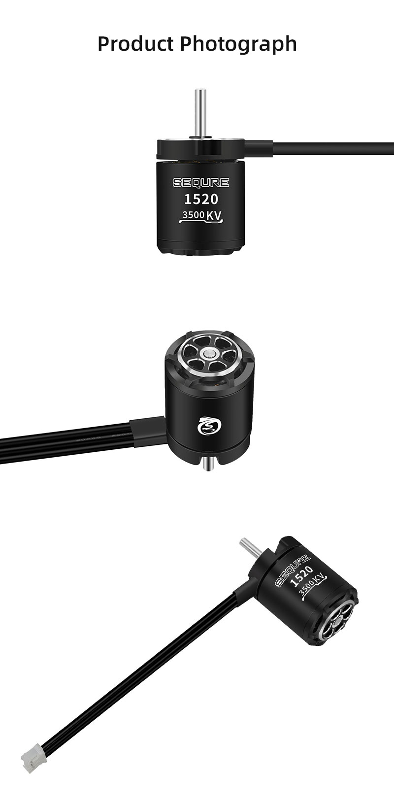 ANT ESC & 1520 Motor 2-3S High Performance Outer Rotor Brushless Power ...
